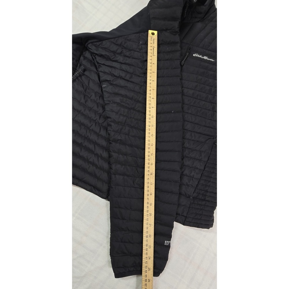 Eddie Bauer First Ascent Men Packable Puffer Jacket Stormdown 800 Black L - Picture 9 of 16